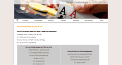 Desktop Screenshot of addictologie.chru-lille.fr